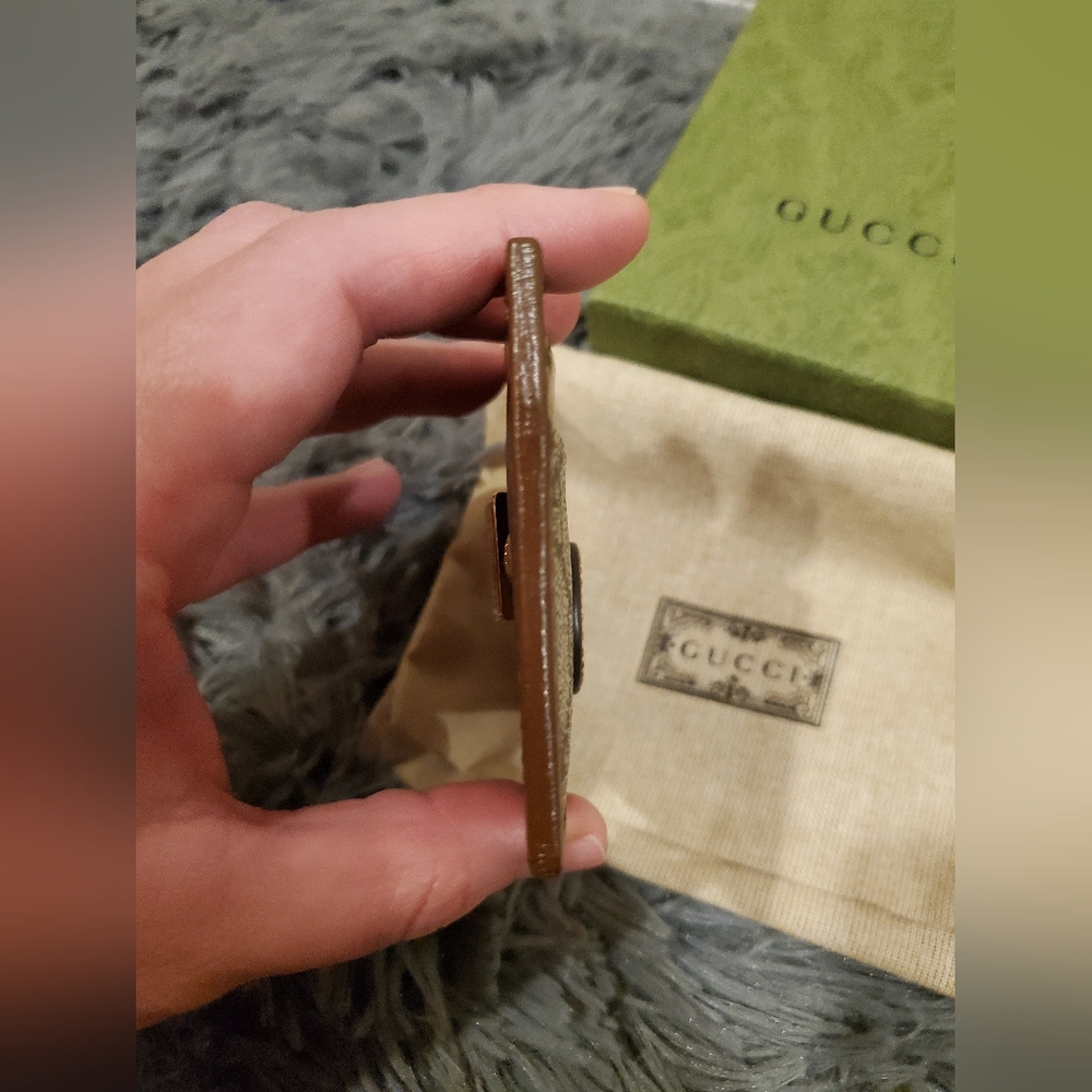 🛑SOLD‼️New- Gucci GG Supreme Money Clip Wallet - Picture 9 of 11